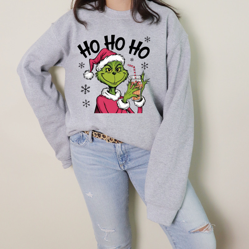 Ho Ho Ho Grinch SVG PNG Funny Christmas Design For Crafts Gifts 2