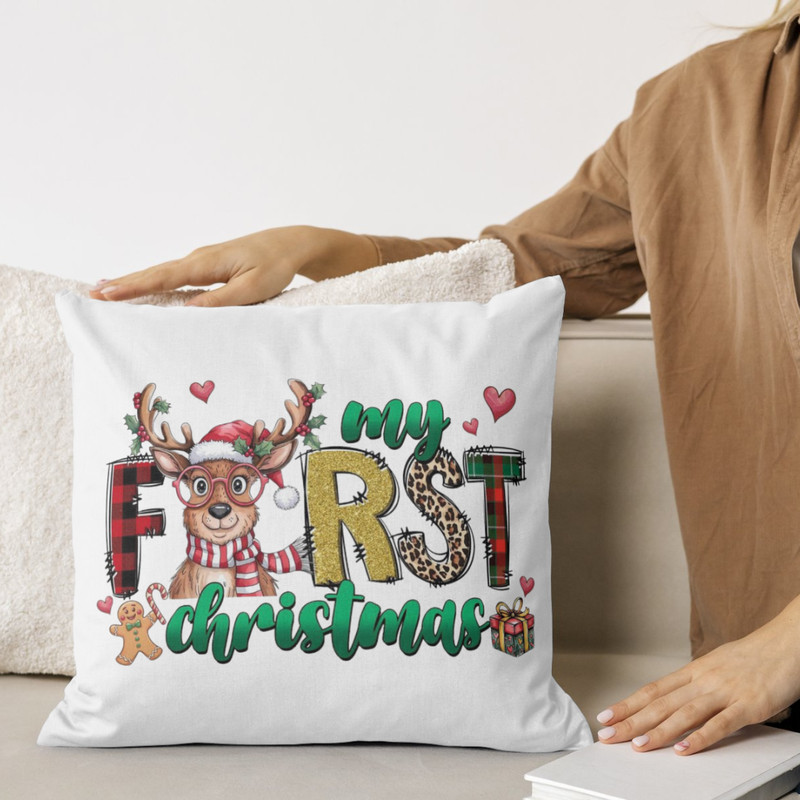 My First Christmas PNG Cute Christmas Digital Design For Crafts Sublimation And Decor 1