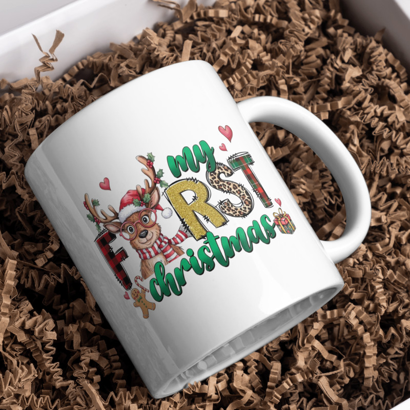 My First Christmas PNG Cute Christmas Digital Design For Crafts Sublimation And Decor 3