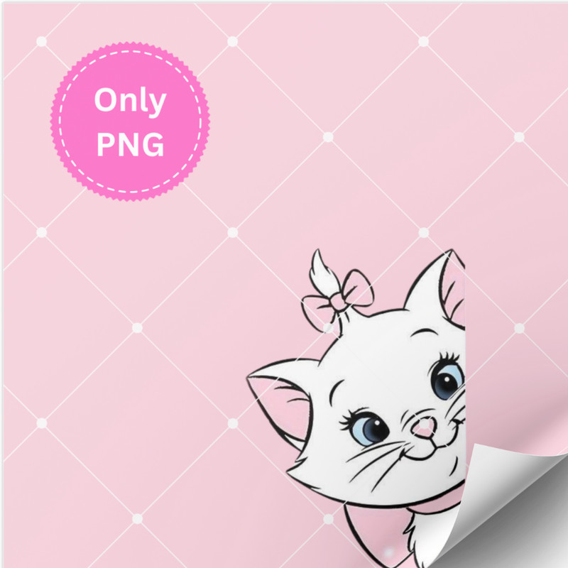 Cute White Kitty PNG Design Adorable Cat Clipart For Crafts Stickers And DIY Projects 0