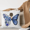 Blue Floral Fairy Clipart Butterfly Wing Girl PNG For Crafts Sublimation And Decor 1