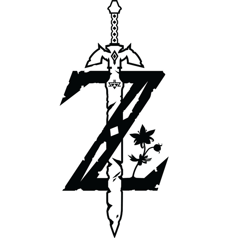 Zelda Master Sword SVG PNG Vector File Digital Download For Cricut 0