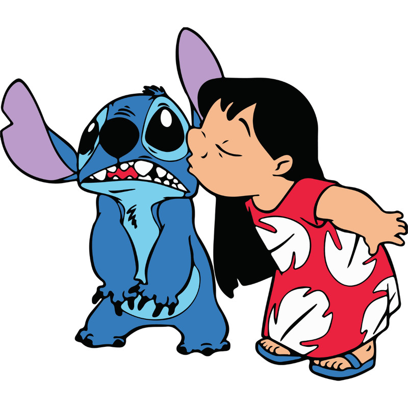 Lilo Stitch Digital Download Cute Disney Character SVG PNG For DIY Crafts 1