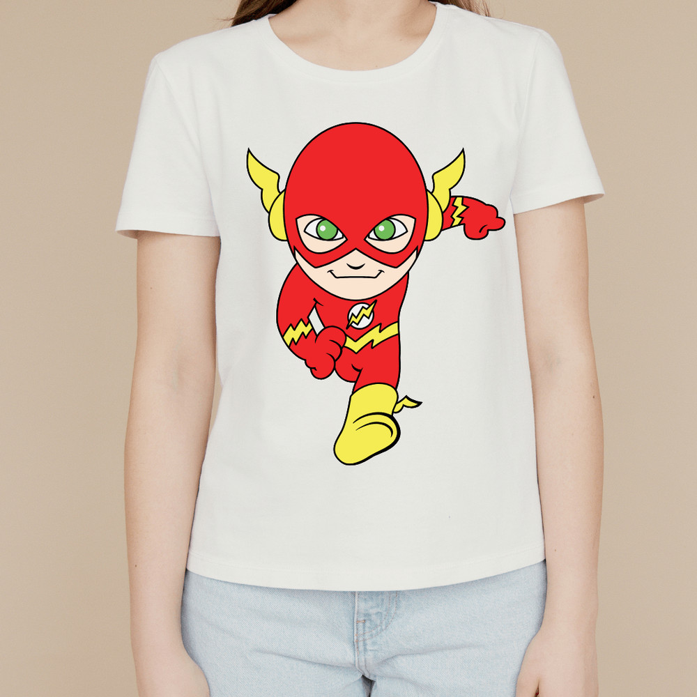 Chibi Flash Superhero SVG PNG Cute Cricut Cut File For DIY Crafts TShirts 1
