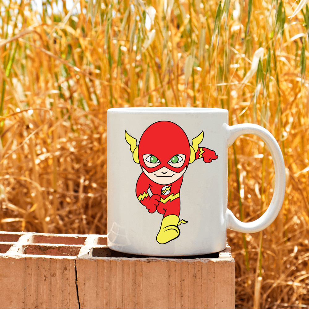 Chibi Flash Superhero SVG PNG Cute Cricut Cut File For DIY Crafts TShirts 0