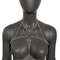 Burning Man Chunky Stainless Steel Body Chain HarnessThick Gothic Body Chain Harness 0