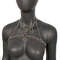 Burning Man Chunky Stainless Steel Body Chain HarnessThick Gothic Body Chain Harness 1