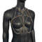 Burning Man Chunky Stainless Steel Punk Body Chain HarnessThick Gothic Bodychain Harness 0