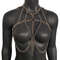 Burning Man Chunky Stainless Steel Punk Body Chain HarnessThick Gothic Bodychain Harness 2