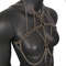 Burning Man Chunky Stainless Steel Punk Body Chain HarnessThick Gothic Bodychain Harness 4