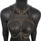 Burning Man Chunky Stainless Steel Punk Body Chain HarnessThick Gothic Bodychain Harness 5