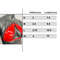 Gothic Bull Head Pattern Red Vinyl Vampira Cross Top Bra 5