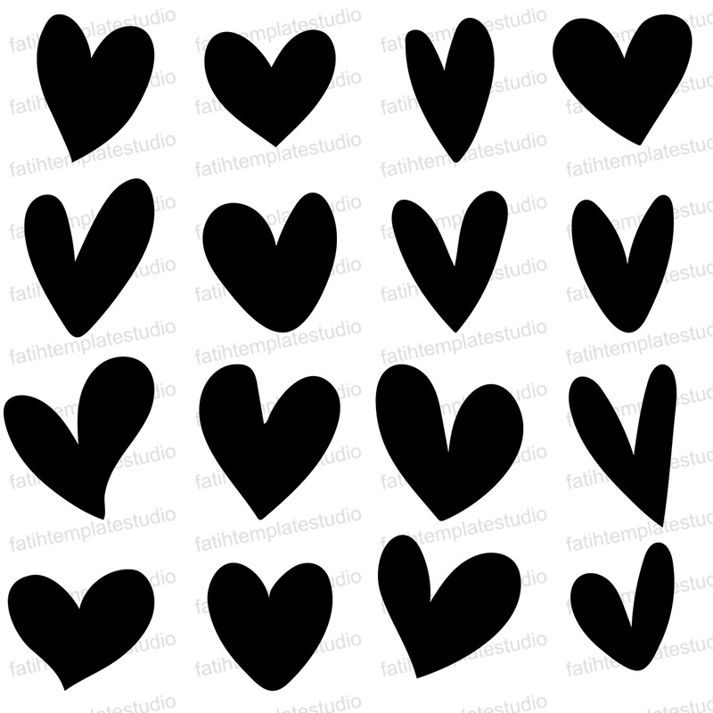 150 Heart Svg Bundle Heart Love Svg Png Files Heart Line Art Drawing Love Heart Minimalist Svg Files 3