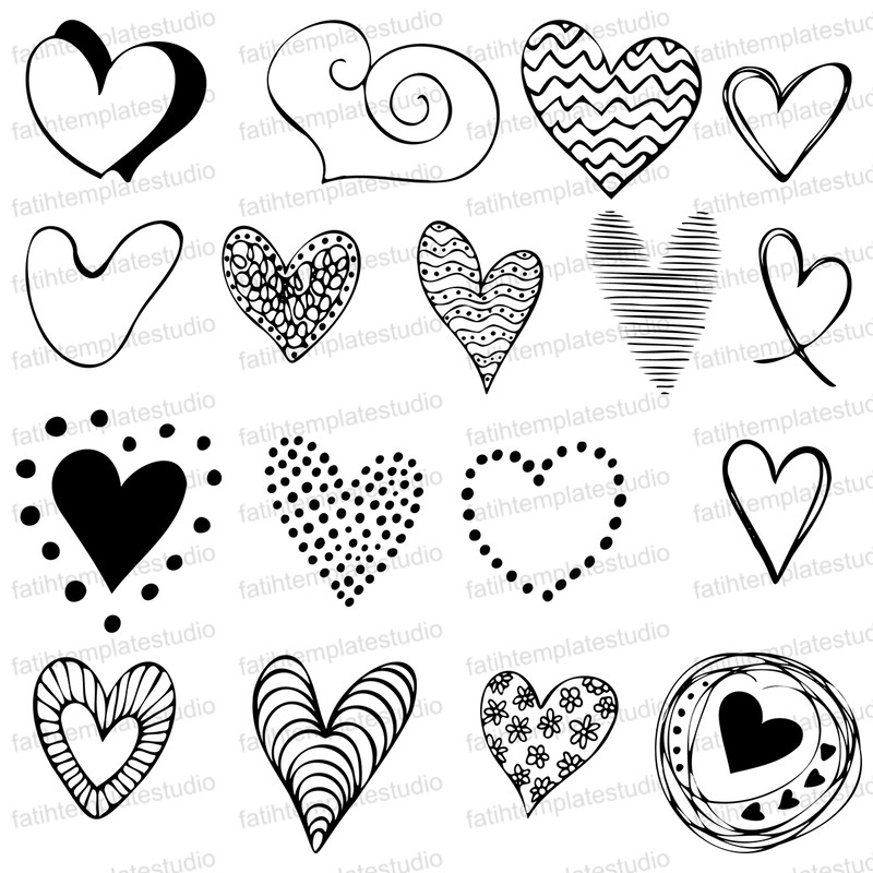 150 Heart Svg Bundle Heart Love Svg Png Files Heart Line Art Drawing Love Heart Minimalist Svg Files 5