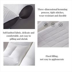memory orthopedic cotton pillow 40x60cm slow rebound soft memory slepping pillows ergonomic shaped relax the cervical fo