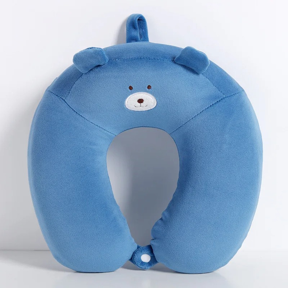 7 Colors Soft Ushaped Sleeping Neck Protector Pillow Office Cushion Cute Cute Child Travel PillowAd 0
