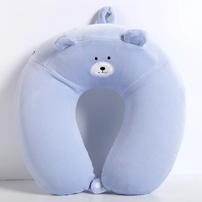 7 Colors Soft Ushaped Sleeping Neck Protector Pillow Office Cushion Cute Cute Child Travel PillowAd 11