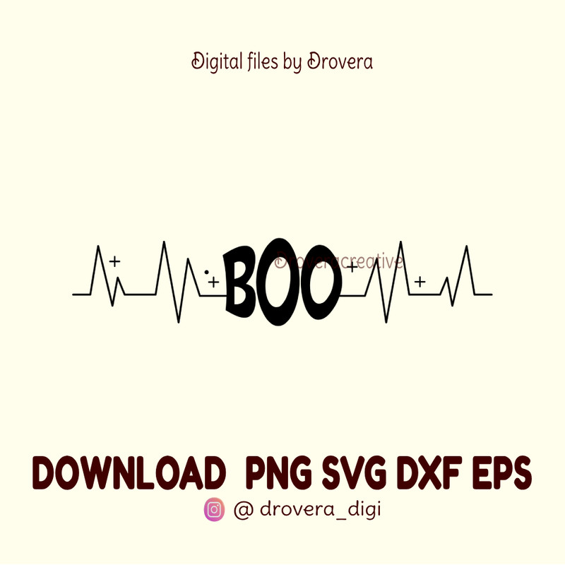 Boo PNG SVG DXF Printable Cut Files 0