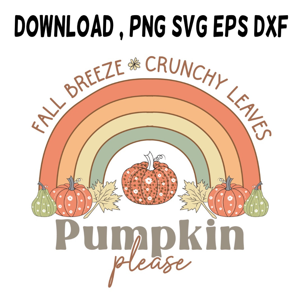 Pumpkin Please SVG PNG DXF PDFEPS Printable Digital Download 0