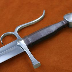 medieval steel falchion combat functoional sword best gift for him/anniversary gift/ birthday gift