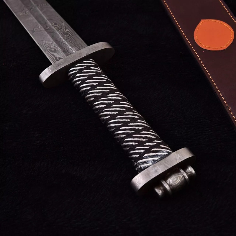 Handcrafted Damascus Steel Viking Sword Sharp BattleReady Medieval Weapon 1