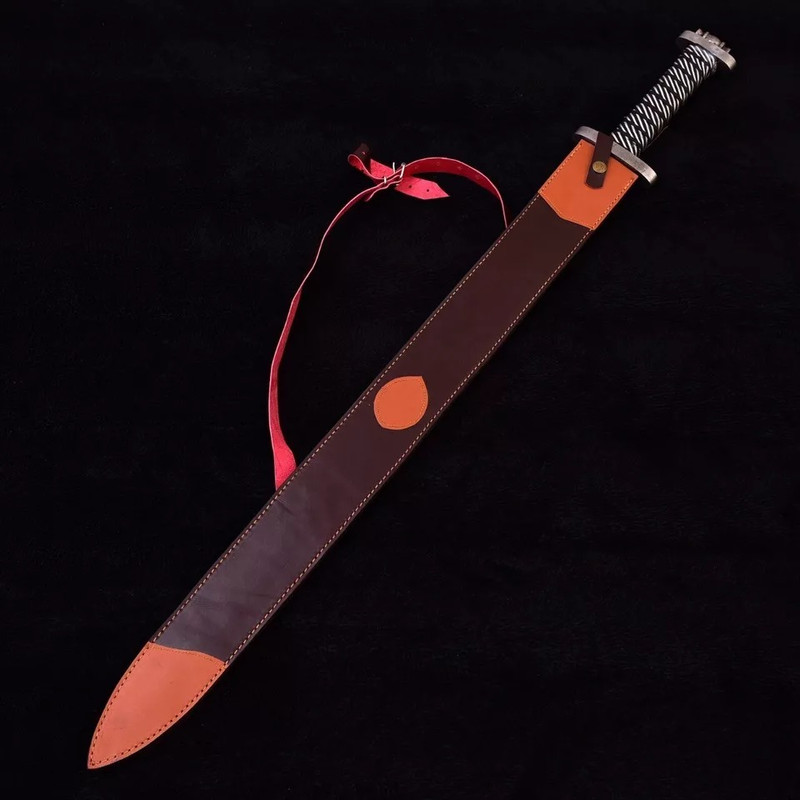 Handcrafted Damascus Steel Viking Sword Sharp BattleReady Medieval Weapon 2