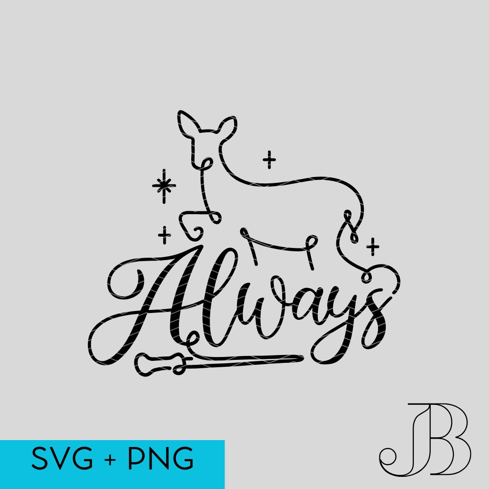 Always Decal Car SVG Harry Potter Decal SVG Cricut Silhuette Plotter 0