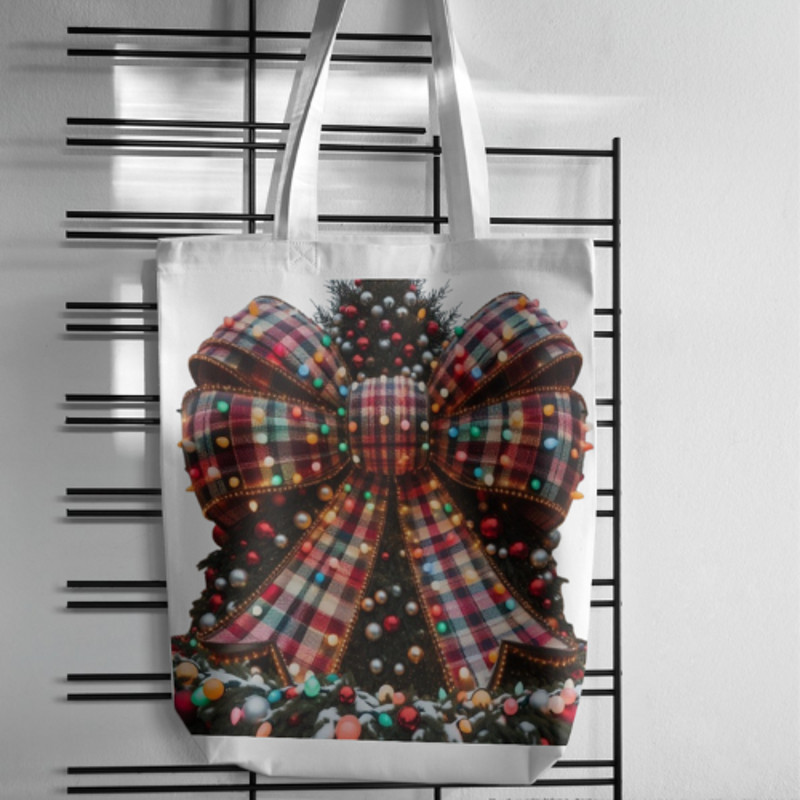 Festive Bow PNG Digital Download Christmas Tree With Giant Bow PNG Christmas Bow PNG Bowtiful Chri 2