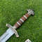Handmade Forged Damascus Steel Viking Sword Sharp Medieval Sword With SheathViking Sword GiftNorsem 2