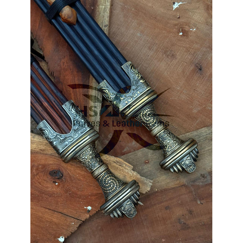 Handmade Roman Gladius Sword With Scabbard Custom Engraved Short Sword Decorative Collectible Swo 2