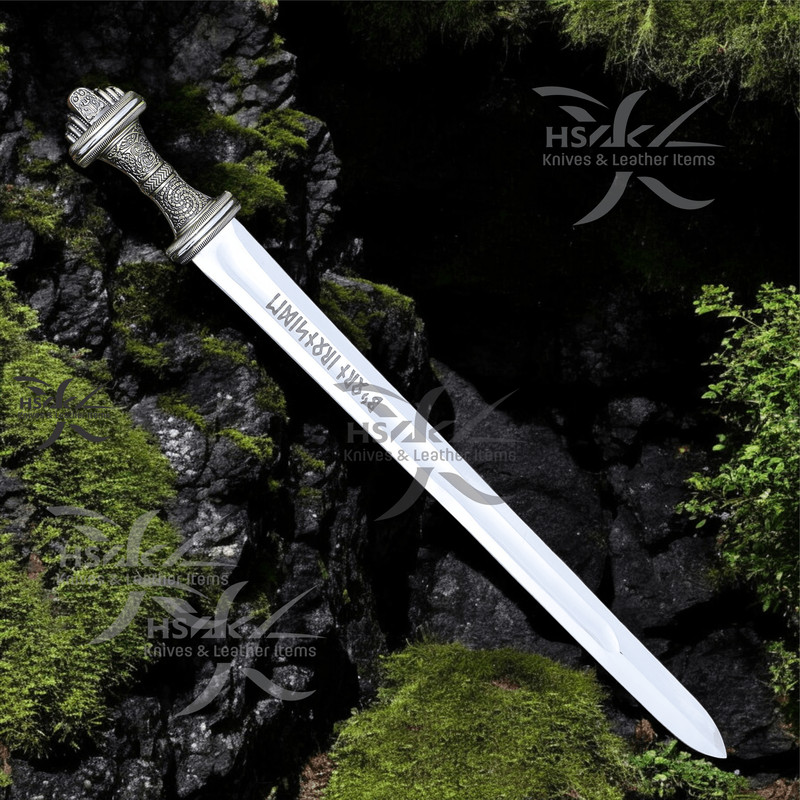 Handmade Fetter Lane Sword Viking Sword Handcrafted Authentic Norse Replica With Scabbard Perfect 3