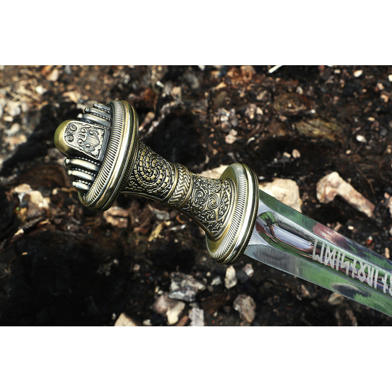 Handmade Fetter Lane Sword Viking Sword Handcrafted Authentic Norse Replica With Scabbard Perfect 4