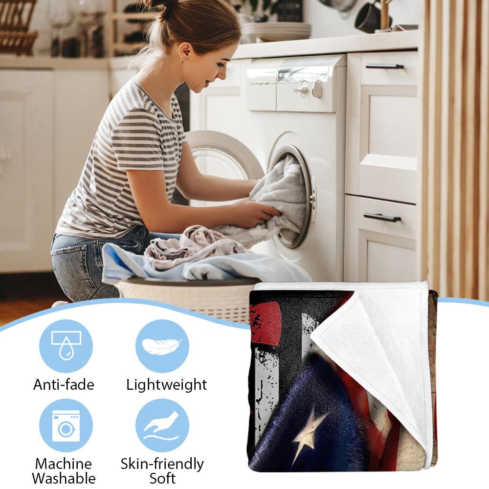 Firefighter Armor Proud Firefighter Custom Blanket Gift For Firefighter Fireman 4