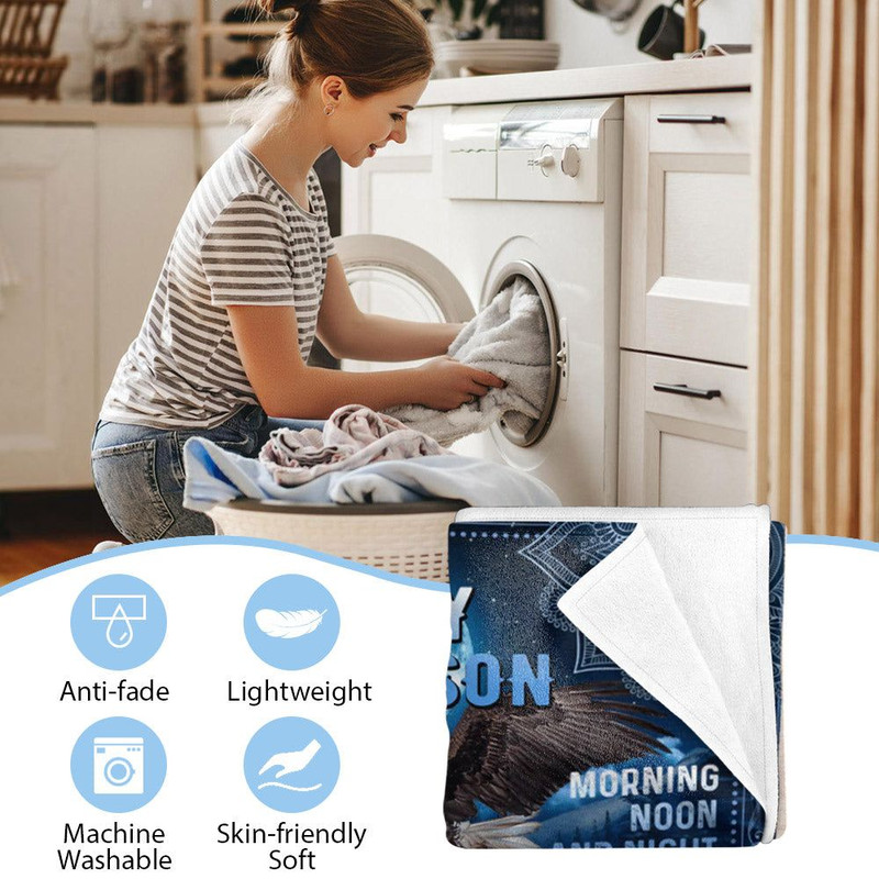 To My Grandson Inside This Blanket Is A Peace Custom Blanket Gift For Grandson From Grandmas 4