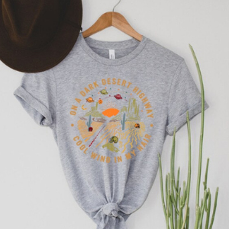 N A Dark Desert Highway Shirt Adventure Shirt Travel Shirt Hiking Shirt Desert Shirt Explore Shirt 7