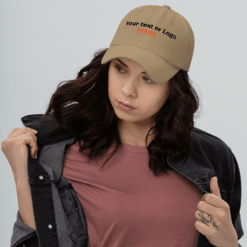 Custom Embroidered Dad Hat With Text Logo Or Photo 11