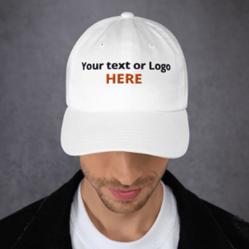 Custom Embroidered Dad Hat With Text Logo Or Photo 4