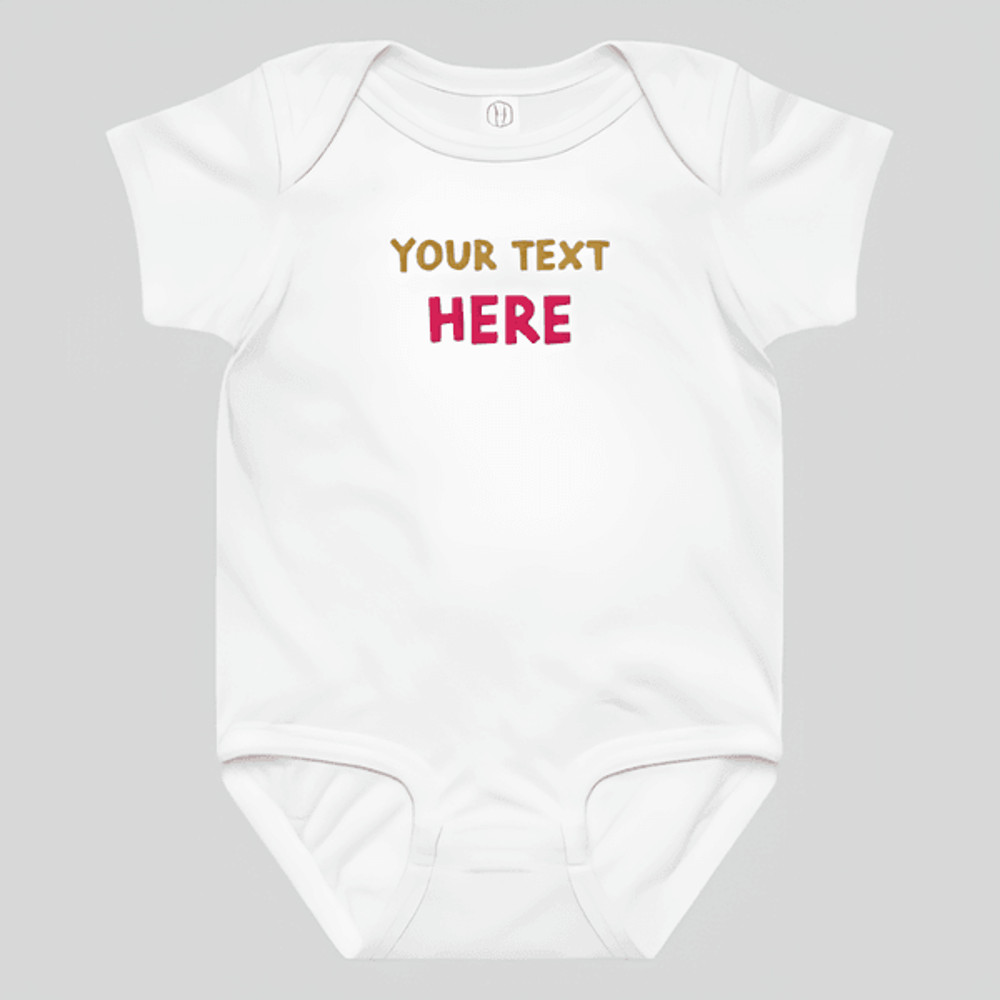 Embroidered Onesies For Newborns With Text Personalized Onesies Newborn Onesie Custom Baby Onesies 4