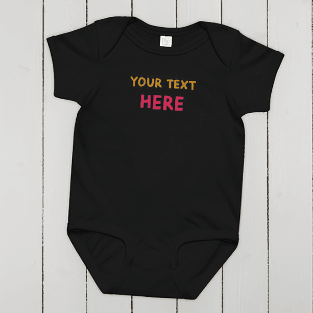Embroidered Onesies For Newborns With Text Personalized Onesies Newborn Onesie Custom Baby Onesies 6