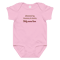 Custom Baby Name Onesie Blessed By Mommy Daddy Embroidered Bodysuit Personalized Newborn Gift Outf 6