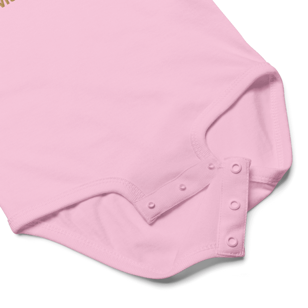 Embroidered Baby Bodysuit With Names 8