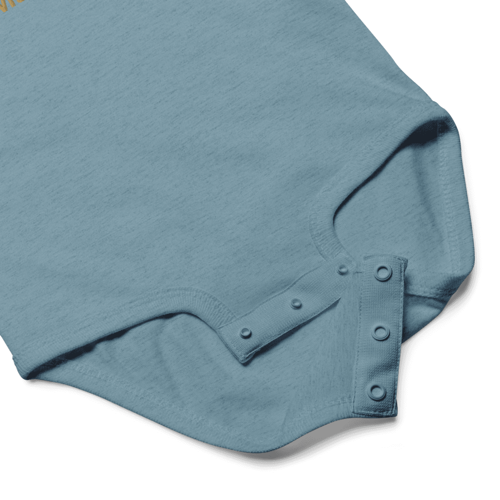 Embroidered Baby Bodysuit With Names 11