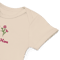 Personalized Organic Baby Onesie With Custom Name Embroidery 10