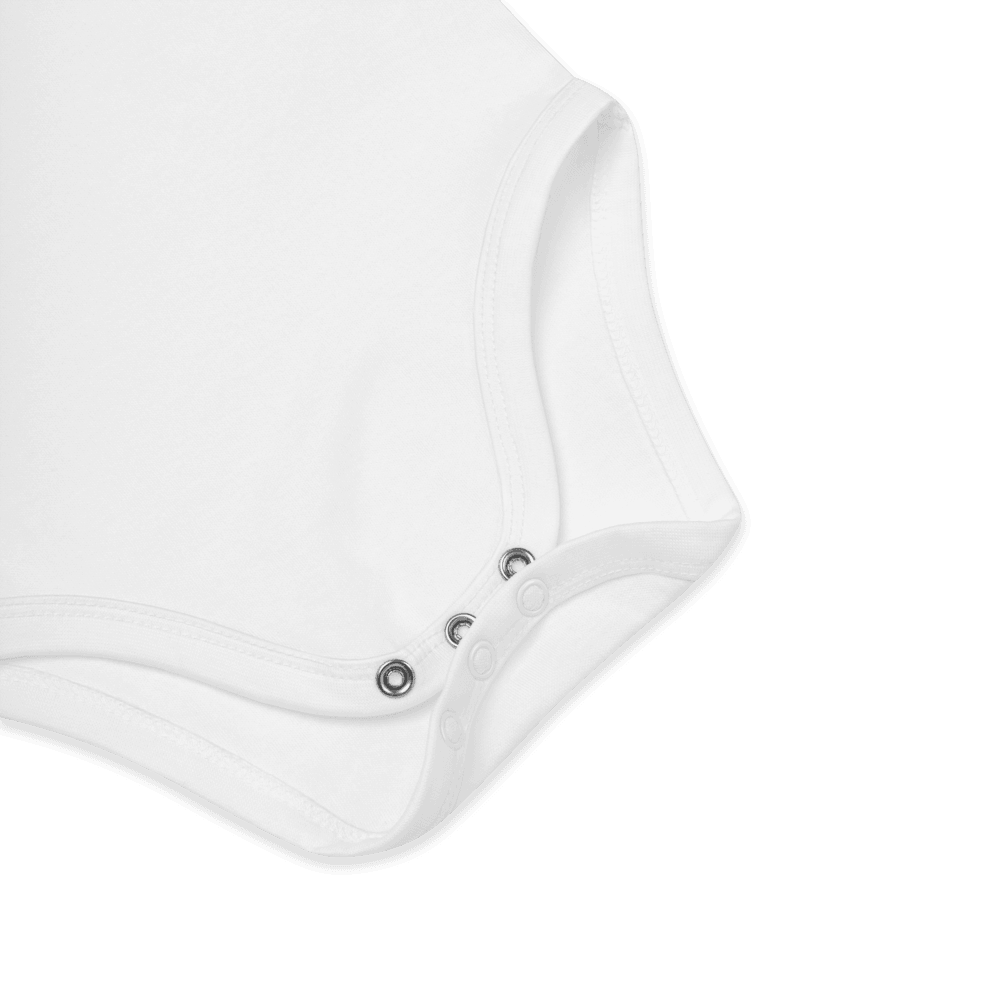 Personalized Organic Baby Onesie With Custom Name Embroidery 5