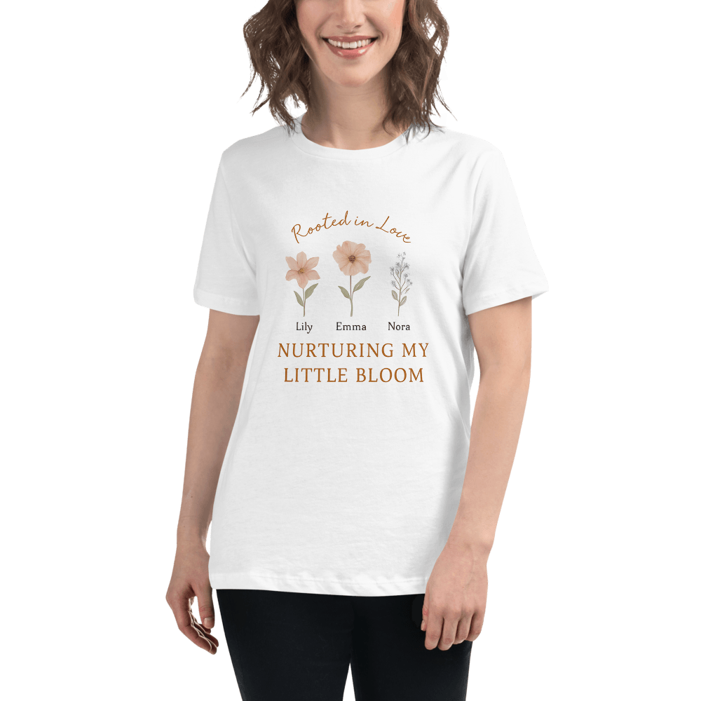 Mommy And Me Matching Wildflower Shirt Set Personalized Mother Baby Outfit Gift 1