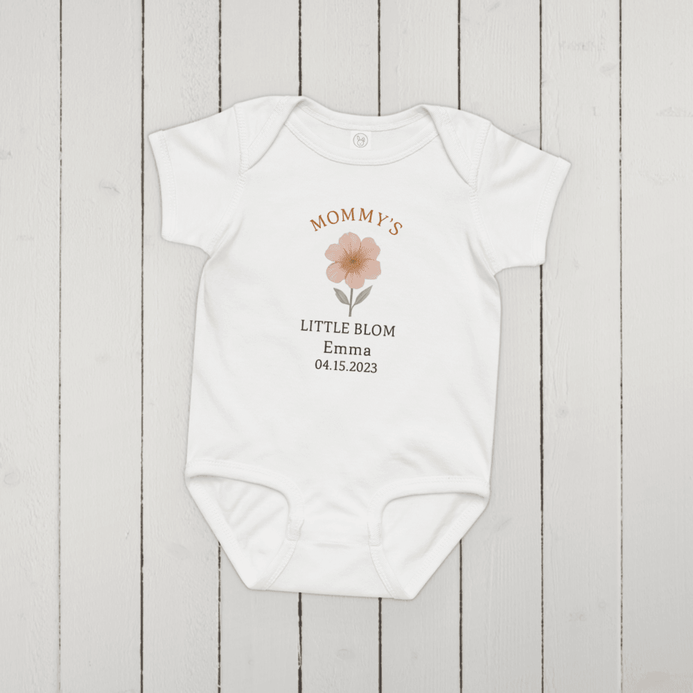Mommy And Me Matching Wildflower Shirt Set Personalized Mother Baby Outfit Gift 9