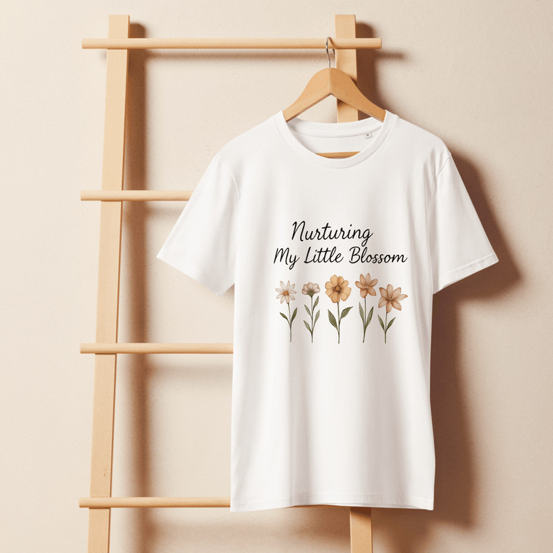 Personalized Mommy And Me Outfit Custom Baby Bodysuit Floral TShirt New Mom Gift Idea 1