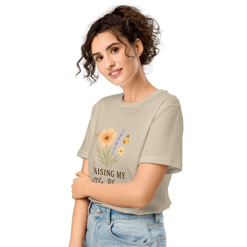 Mommy And Me Outfit Set EcoFriendly Raising My Little Bloom Shirt Onesie 2