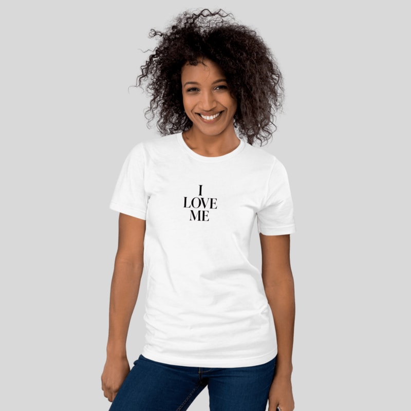 I Love Me Shirt Minimalist Self Love TShirt Empowering Graphic Tee For Women Men 6