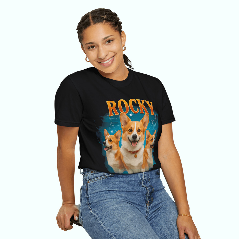 Custom Dog TShirt With Pet Photo Name Personalized Dog Lover Gift For All Breeds 4